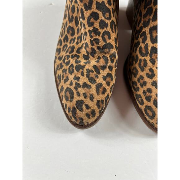 Anthropologie Seychelles Floodplain Leopard Ankle Boots 9.5 - Picture 5 of 11